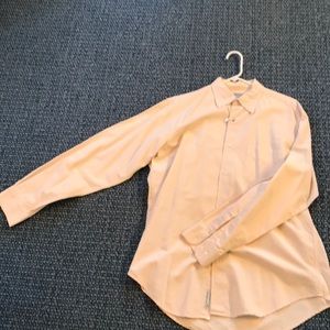 Beige polo shirt large.